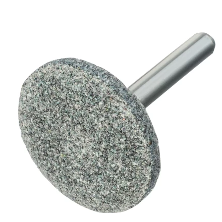 Шарошка абразивная, диск, 32 x 12 мм, для дрели,  хвостовик d6 мм, 63С Denzel 76024 купить в Ханты-Мансийске