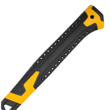 Молоток строительный 450 г, цельнокованый,боек с магнитом, двухкомп. обрезин. рук-ка Denzel 10468 купить в Ханты-Мансийске