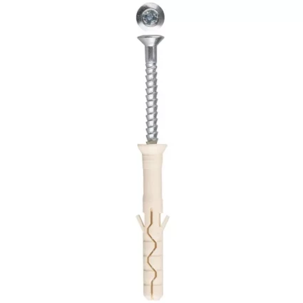 Дюбель-гвоздь ЗУБР &quot;ПРОФЕССИОНАЛ&quot; нейлоновый, потайный бортик, 6 x 60 мм, 100 шт 4-301375-06-060 купить в Ханты-Мансийске