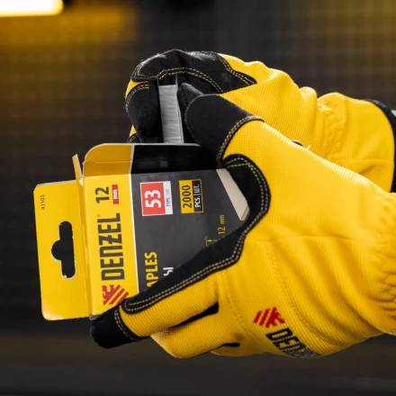 Скобы Denzel 12 мм, для мебельного степлера, тип 53, 2000 шт. 41103 купить в Ханты-Мансийске