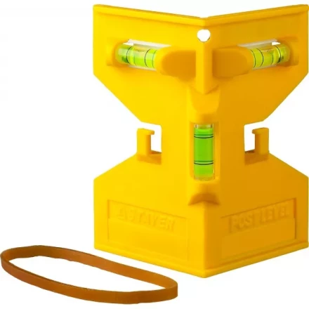 Уровень-угольник STAYER "MASTER" "POSTLevel" пластмассовый с магнитом, 3 ампулы 3456_z01 купить в Ханты-Мансийске