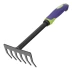 Грабли 6-зубые Palisad, 110х300 мм, стальные, обрезиненная эргономичная рукоятка, LSR1, 62061 купить в Ханты-Мансийске