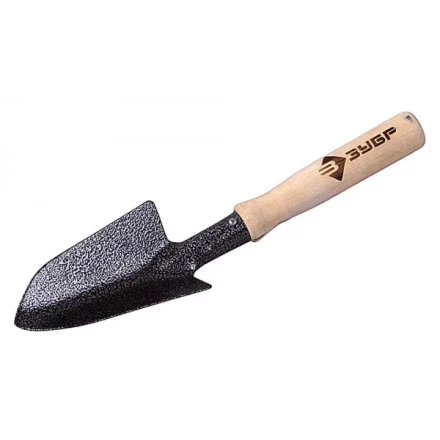 Совок ЗУБР садовый широкий с деревянной ручкой 4-39603 купить в Ханты-Мансийске