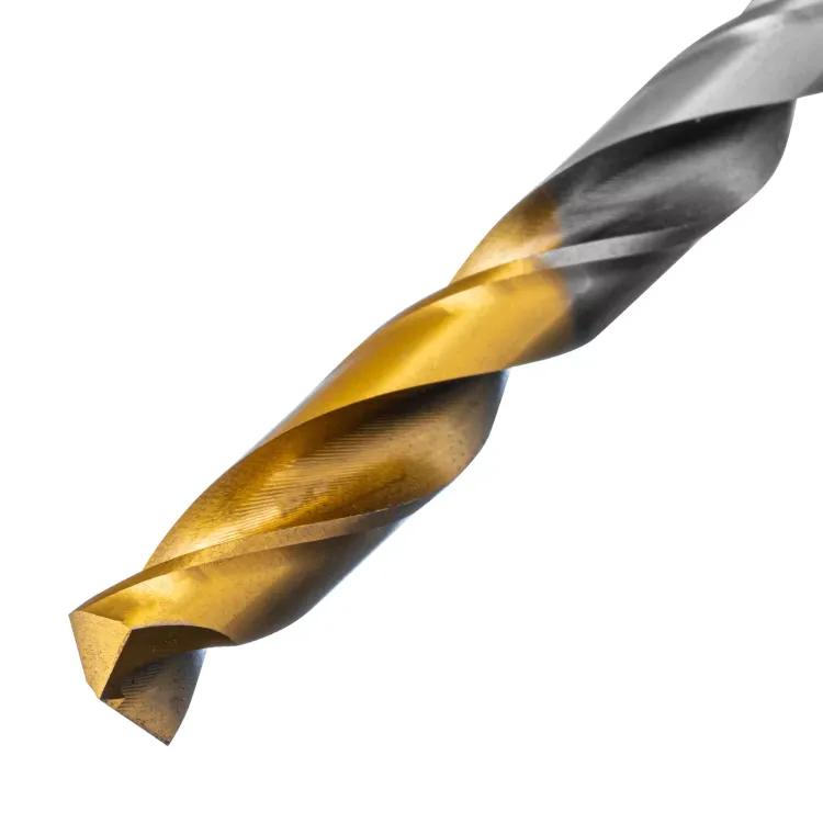 Сверло спиральное по металлу Denzel 8 x 117 мм, Р6М5, Golden Tip, 718239 купить в Ханты-Мансийске