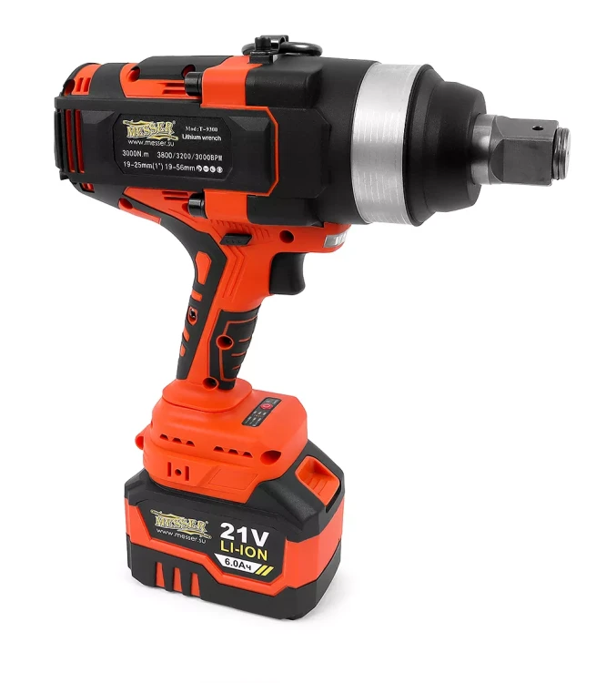 Аккумуляторный ударный гайковерт MESSER T9300 3000Нм 6Ач купить в Ханты-Мансийске
