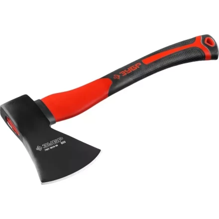 Топор ЗУБР &quot;МАСТЕР&quot; кованый с двухкомпонентной стеклопластиковой рукояткой, 0,8кг 2061-08 купить в Ханты-Мансийске