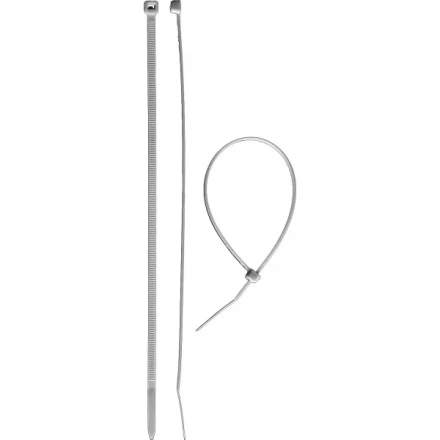 Хомуты ЗУБР нейлоновые белые 2,5x80мм, 100шт 309010-25-080 купить в Ханты-Мансийске