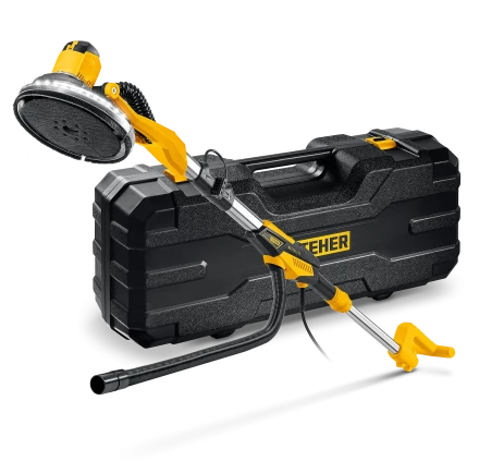 STEHER d225 мм, 500 Вт, подсветка, бесщеточная шлифовальная машина для стен (жираф), кейс (DWB-500) купить в Ханты-Мансийске