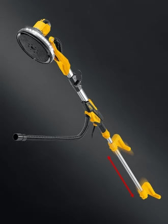 STEHER d225 мм, 500 Вт, подсветка, бесщеточная шлифовальная машина для стен (жираф), кейс (DWB-500) купить в Ханты-Мансийске