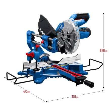ЗУБР Профессионал ППТ-216-П пила торцовочная с протяжкой, d 216 х 30 мм, 1800 Вт купить в Ханты-Мансийске