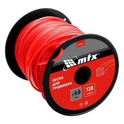 Леска для триммера квадрат 4,0 мм х 120 м, на катушке //MTX 96879