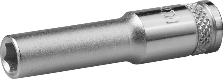 Торцовая головка KRAFTOOL "INDUSTRIE QUALITAT", удлиненная, Cr-V, FLANK, хромосатинированная, 1/4", 7 мм 27817-07_z01 купить в Ханты-Мансийске