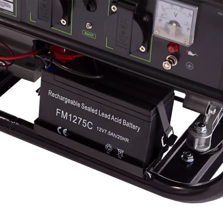 Генератор бензиновый БС-3500Э, 3.2 кВт, 230В, 4-х тактный, 15 л, электростартер Сибртех 94538 купить в Ханты-Мансийске