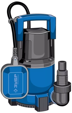 Насос ЗУБР &quot;ПРОФЕССИОНАЛ&quot; Т3 погружной дренажный для чистой воды (d пропускаемых частиц до 5мм), 550Вт, пропускная способность 185л/мин, напор 8,5м НПЧ-Т3-550 купить в Ханты-Мансийске