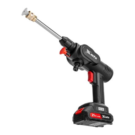 Моечная машина высокого давления аккумуляторная А-21-02, 40 бар, 4 л/мин, Li-ion 21 В, 2 акк.// MTX купить в Ханты-Мансийске