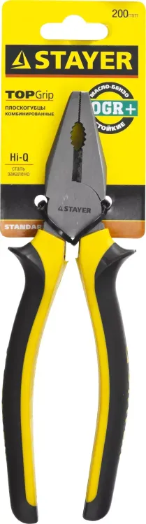 Плоскогубцы комбинированные "TopGrip", 200мм, STAYER 2205-1-20_z01 купить в Ханты-Мансийске