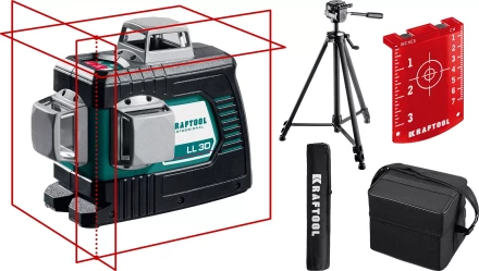 Нивелиры лазерные LL-3D, 360 град, 20/70м, IP54 34640-3 купить в Ханты-Мансийске
