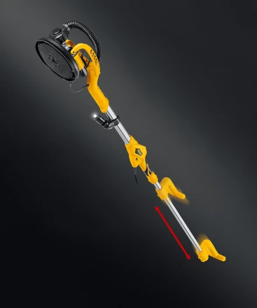 STEHER d225 мм, 800 Вт, удлиненная рукоятка, подсветка, шлифовальная машина для стен (жираф) (DWL-800) купить в Ханты-Мансийске