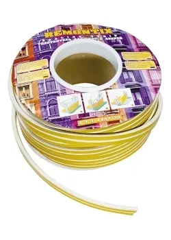 Уплотнитель коричневый СИБРТЕХ 100 м профиль &quot;D&quot; 93833 купить в Ханты-Мансийске