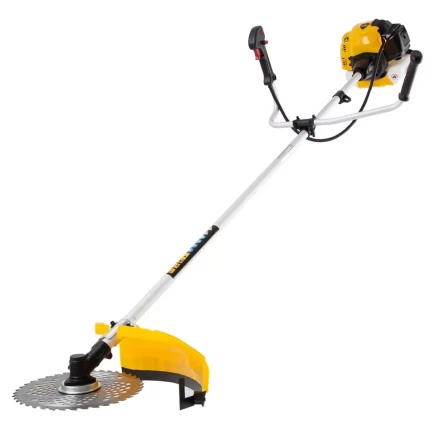 Триммер бензиновый DTL-33, 33 см3, неразъемная штанга, состоит из 2 частей Denzel 96261 купить в Ханты-Мансийске