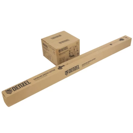 Триммер бензиновый DTL-33, 33 см3, неразъемная штанга, состоит из 2 частей Denzel 96261 купить в Ханты-Мансийске