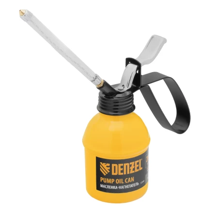 Масленка-нагнетатель, металлический корпус, 0,2 л, гибкий наконечник// Denzel 53240 купить в Ханты-Мансийске