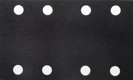 Лист шлиф. универс. URAGAN &quot;Оптимал. для тверд. пород дерева&quot; 8 отв. по линии, на липучке, для ПШМ, P100, 80х133мм, 50шт 907-22111-100-50 купить в Ханты-Мансийске