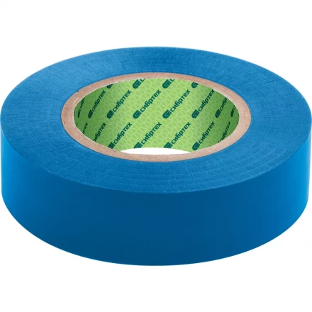 Изолента ПВХ 15 мм х 10 м 130 мкм синяя СИБРТЕХ 88787 купить в Ханты-Мансийске