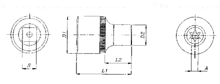 Торцевая головка 1/2&quot;DR внешний TORX Е-10 S06H410  Jonnesway 49710 купить в Ханты-Мансийске