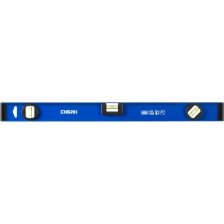 Уровень СИБИН двутавровый, 3 ампулы, измерительная линейка, 60см 34607-060 купить в Ханты-Мансийске