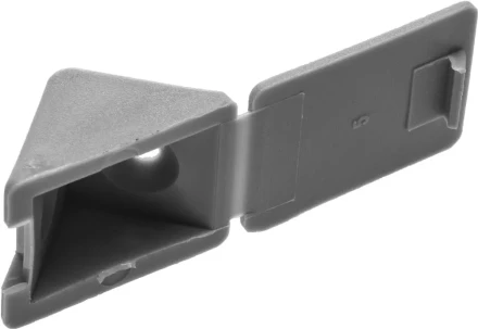 Уголок мебельный ЗУБР с шурупом, цвет св-серый, 4,0x15мм, ТФ6, 4шт 4-308256-6 купить в Ханты-Мансийске