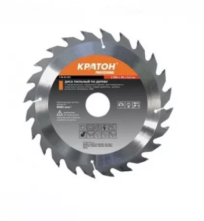 Диск пильный по дереву Кратон PROFESSIONAL 250 х 32 х 2,9 мм 40Т 1 06 03 036 купить в Ханты-Мансийске