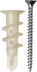 Дюбели ДРИВА для гипсокартона со сверлом пакет серия МАСТЕР