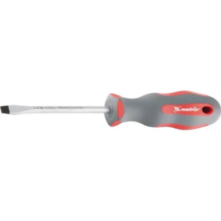 Отвертка Profi SL8 х 200 мм SVСM двухкомпонентная рукоятка Matrix 11982 купить в Ханты-Мансийске