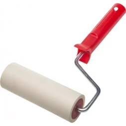 Валик прижимной ЗУБР &quot;ЭКСПЕРТ&quot; в сборе, резиновый, бюгель 8мм, 48x140мм 03922-14