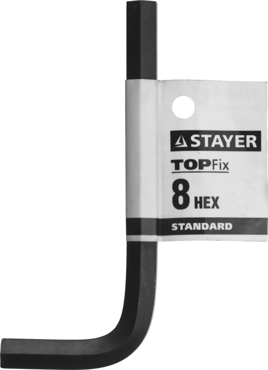 Ключ имбусовый STAYER "STANDARD", сталь, черный, 8мм 27405-8 купить в Ханты-Мансийске