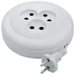 Удлинитель бытовой без заземления 5м 3 розетки 6A серия УХ6 DENZEL 95927 купить в Ханты-Мансийске