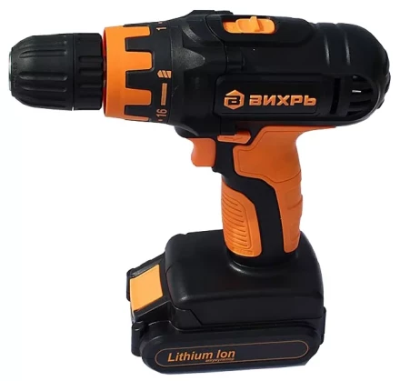 Дрель-шуруповерт аккумуляторная ВИХРЬ ДА-14,4Л-2К купить в Ханты-Мансийске