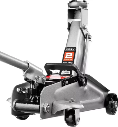 Домкрат гидравлический подкатной, 2т, 130-315мм, в кейсе, MIRAX 43252-2-K 43252-2-K купить в Ханты-Мансийске