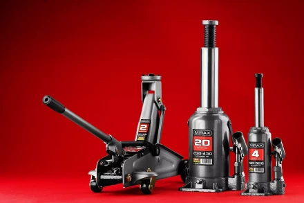 Домкрат гидравлический подкатной, 2т, 130-315мм, в кейсе, MIRAX 43252-2-K 43252-2-K купить в Ханты-Мансийске