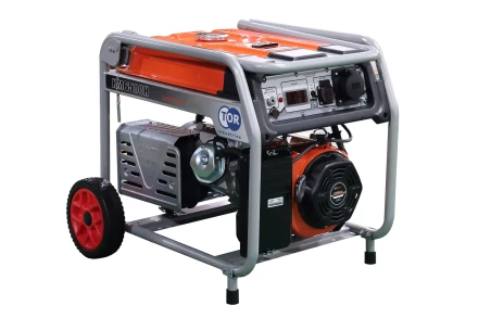 Генератор бензиновый TOR KM6500HA 5,0 кВт 220В с АВР, электростартером и колесами 1049608 купить в Ханты-Мансийске