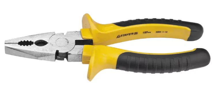 Плоскогубцы "TopGrip", 180мм, STAYER 2205-1-18_z01 купить в Ханты-Мансийске