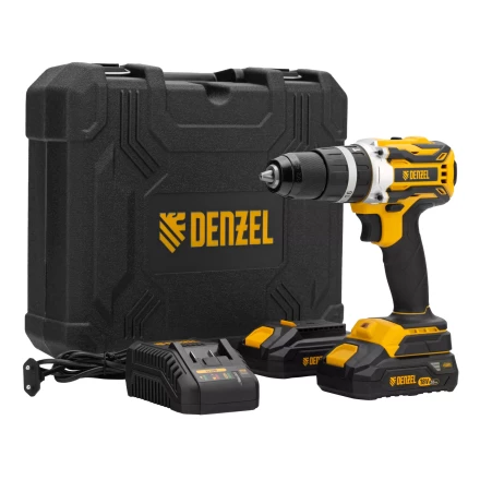 Дрель-шуруповерт аккумуляторная ударная бесщет Denzel CIDB-18-02, Li-Ion, 18 В 26145 купить в Ханты-Мансийске
