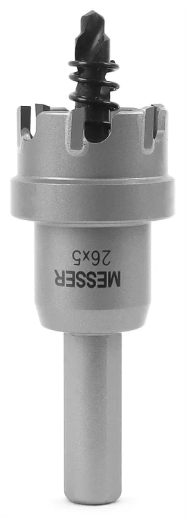 ТСТ коронка MESSER 26X5 с центрирующим сверлом и толкающей пружиной купить в Ханты-Мансийске