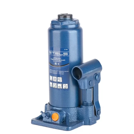 Домкрат гидравлический бутылочный 6 т h подъема 216–413 мм  STELS 51103 купить в Ханты-Мансийске