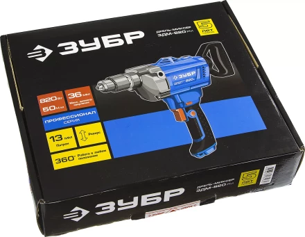 Дрель-миксер ЗДМ-820 РМ серия ПРОФЕССИОНАЛ купить в Ханты-Мансийске