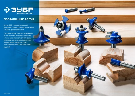 Фрезы кромочные фигурные №6(многопрофильные) серия ПРОФЕССИОНАЛ купить в Ханты-Мансийске