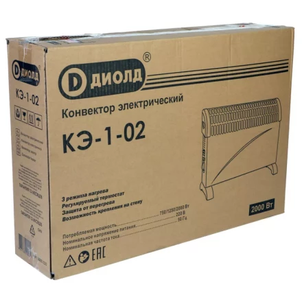 Конвектор электрический Диолд КЭ-1-02 купить в Ханты-Мансийске