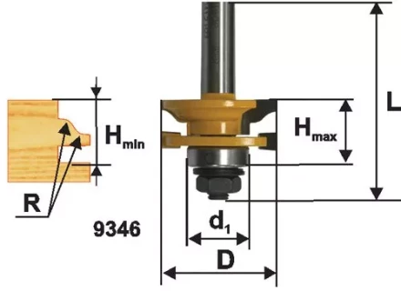 Фреза комб рамочная ф413х26мм хв 12мм 9346 купить в Ханты-Мансийске