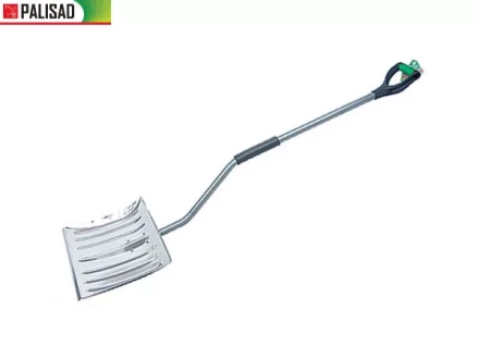 Лопата снеговая 465 х 340 мм метал. изогн. обрез черенок алюм. ковш  PALISAD 61573 купить в Ханты-Мансийске